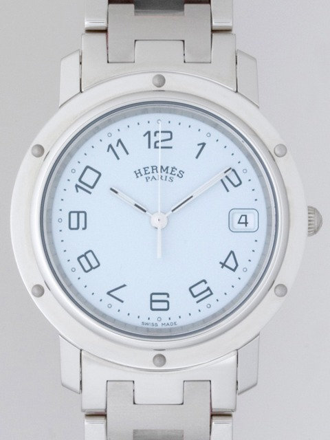 HERMES エルメス レプリカ クリッパー CL6.710.130/3754 SSブレス ホワイト